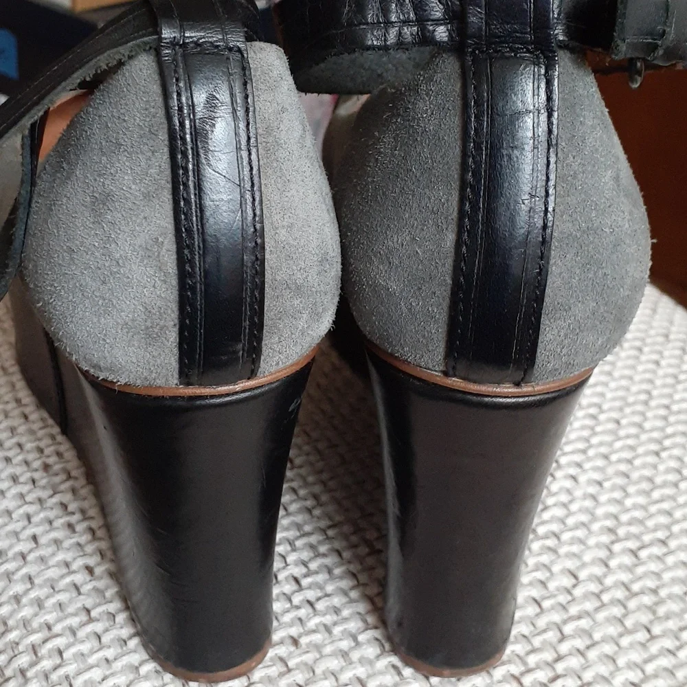 ANTHROPOLOGIE LEIFSDOTTIR Platform Mary Jane Shoe 38